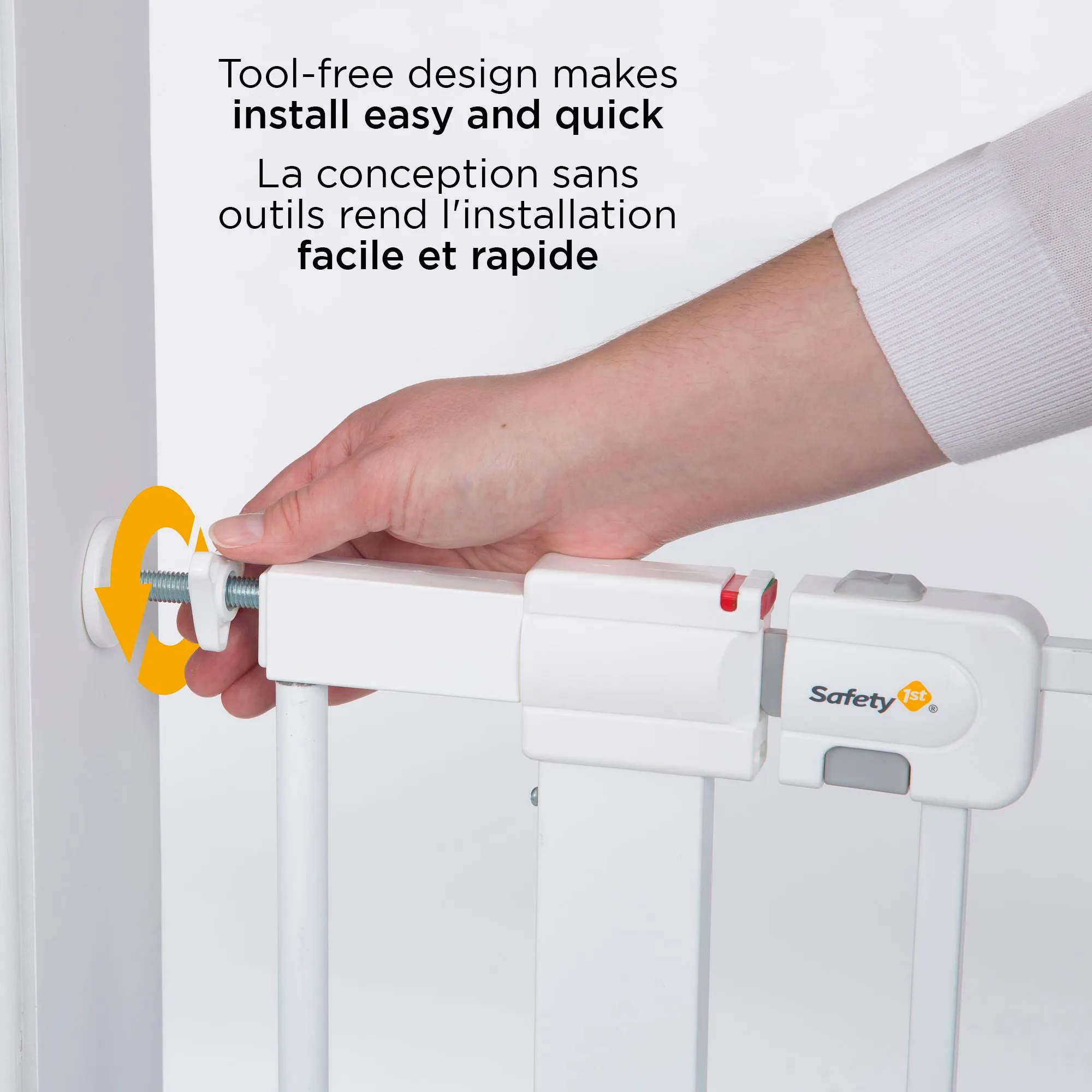 Safety 1st Wide and Sturdy Sliding Gate - White
