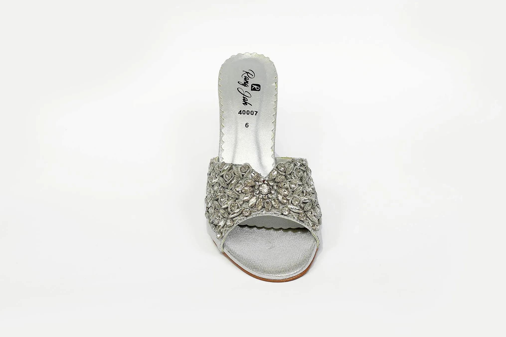Silver Color Fancy Slippers-RS26
