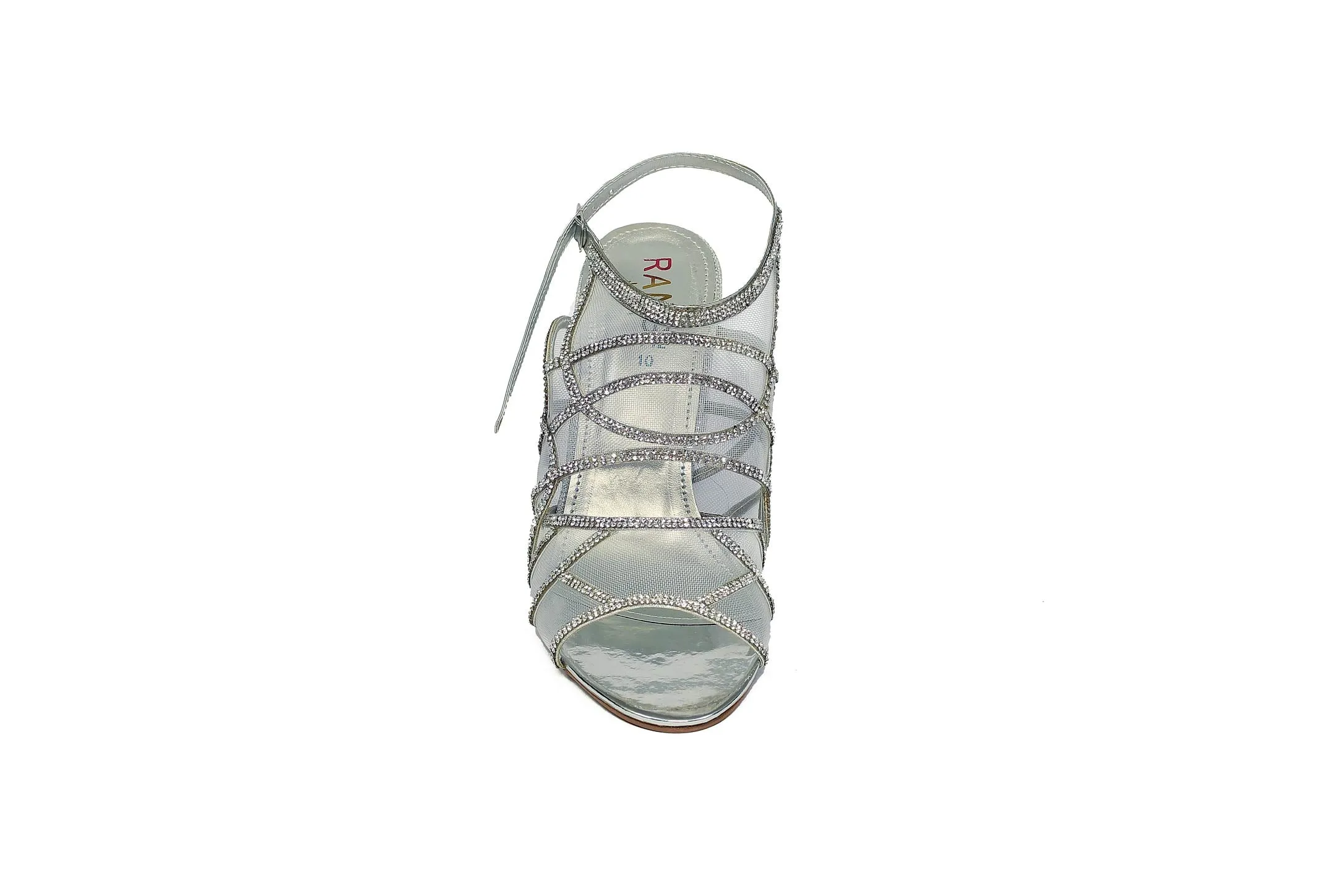 Silver Color Formal Sandals-RS1