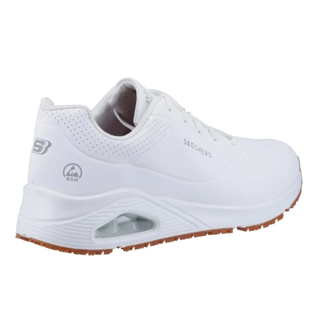 Skechers Mens UNO Slip Resistant Trainers 46 White