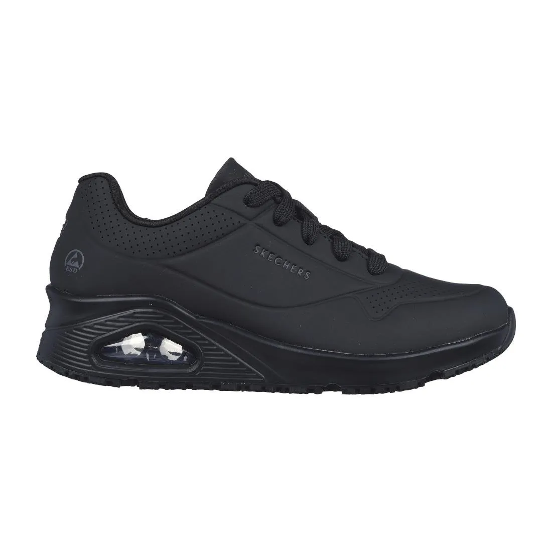 Skechers Work Womens Uno Slip Resistant Trainers Black 37