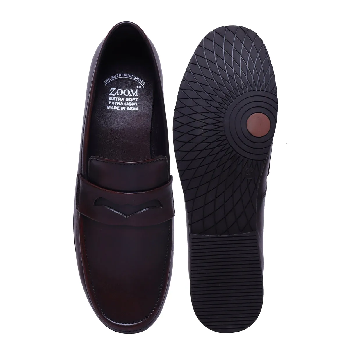 Slip On Leather Loafer Shoes for Men D – 17