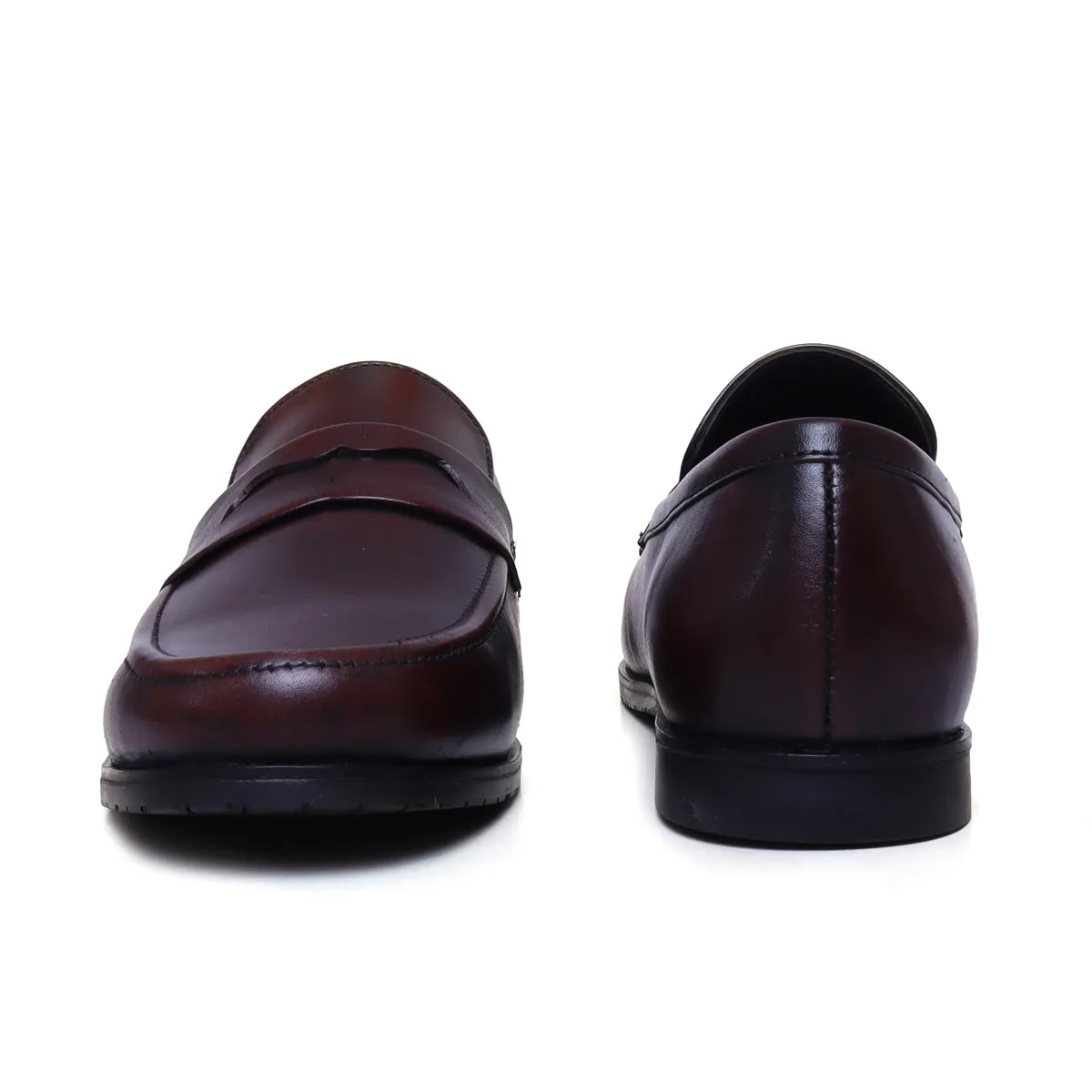 Slip On Leather Loafer Shoes for Men D – 17