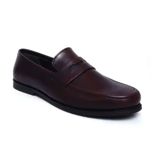 Slip On Leather Loafer Shoes for Men D – 17
