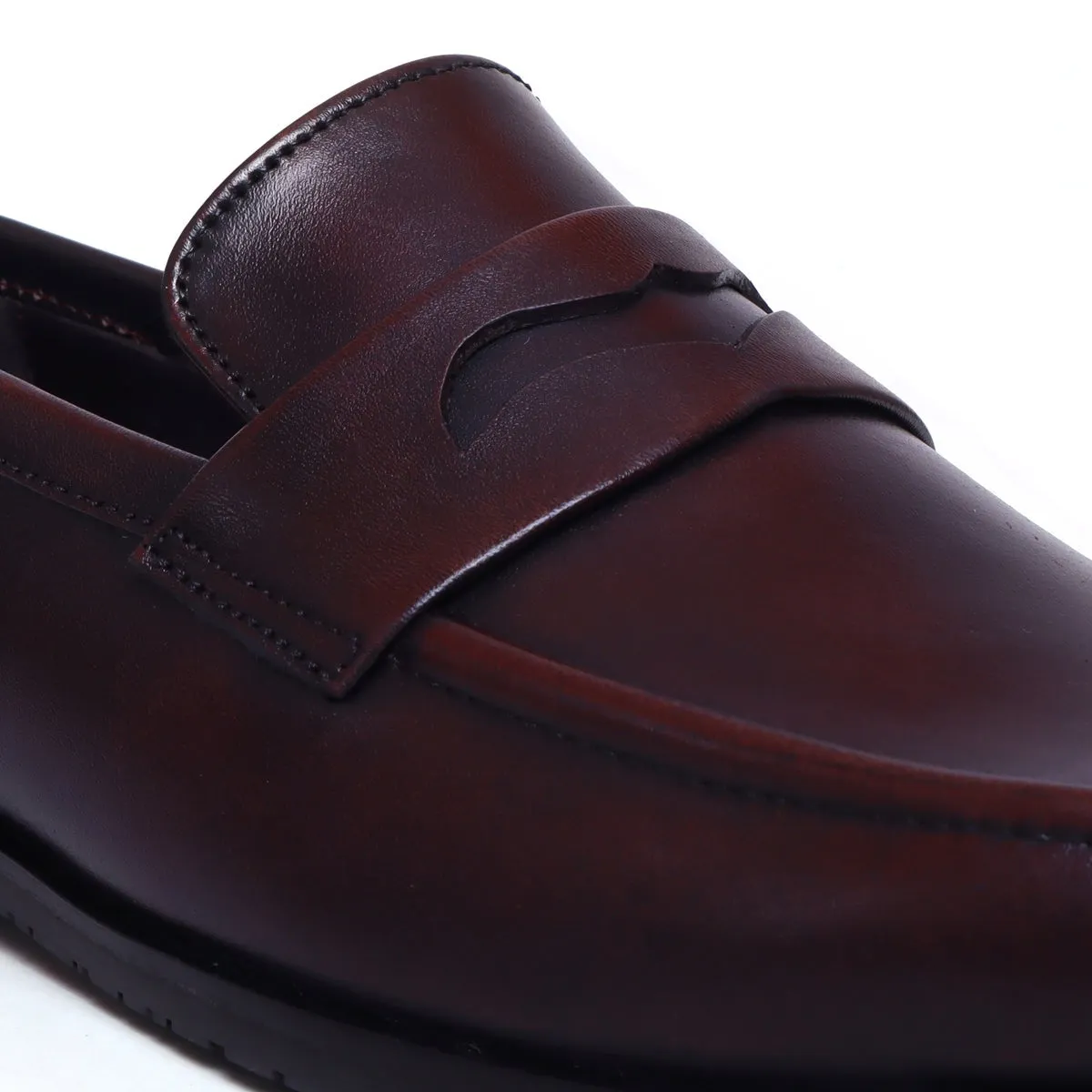 Slip On Leather Loafer Shoes for Men D – 17