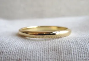 Smooth Half Round Band | 2mm