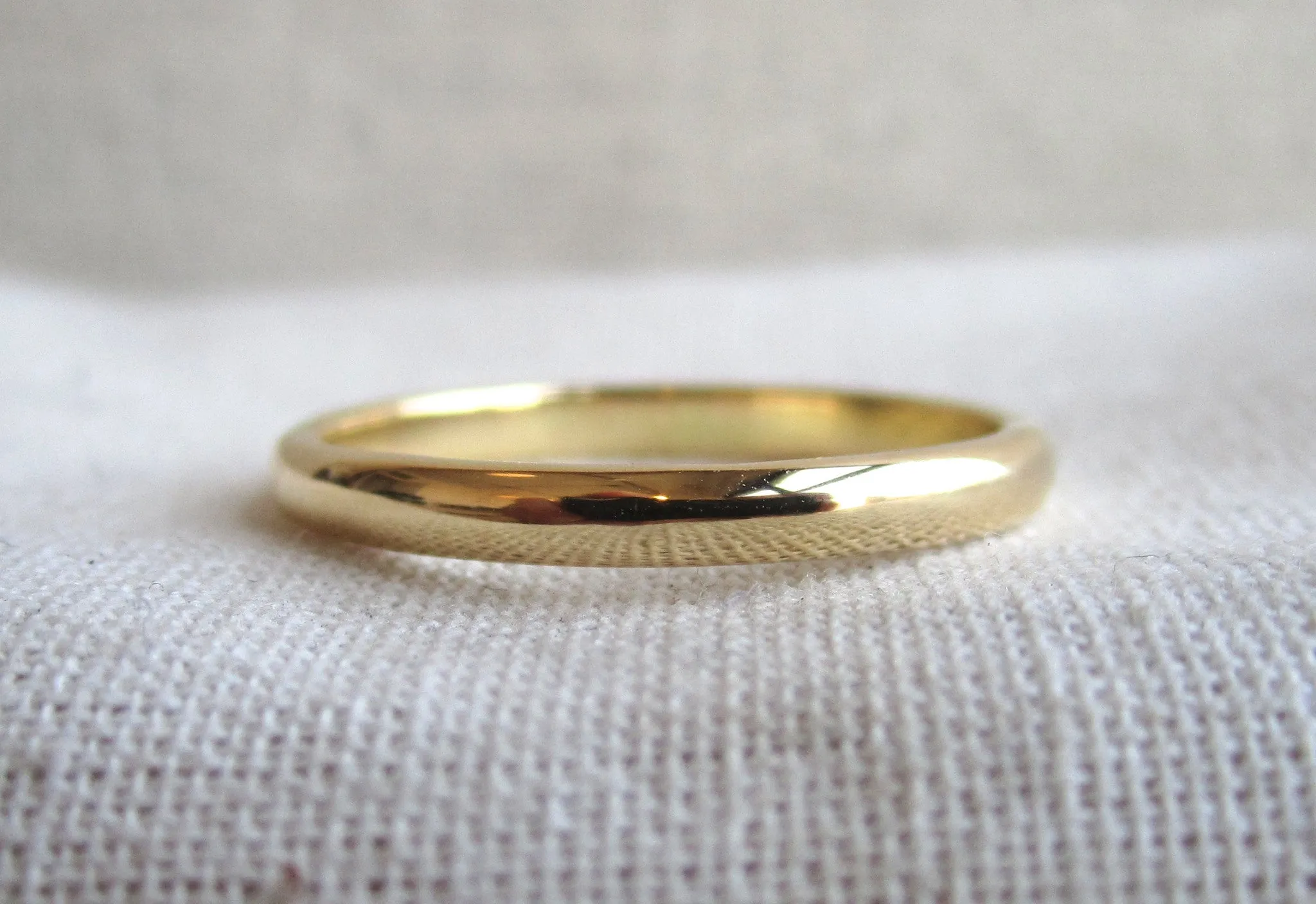 Smooth Half Round Band | 2mm