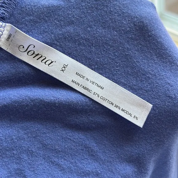 Soma Blue Polka Dot Maxi nightgown