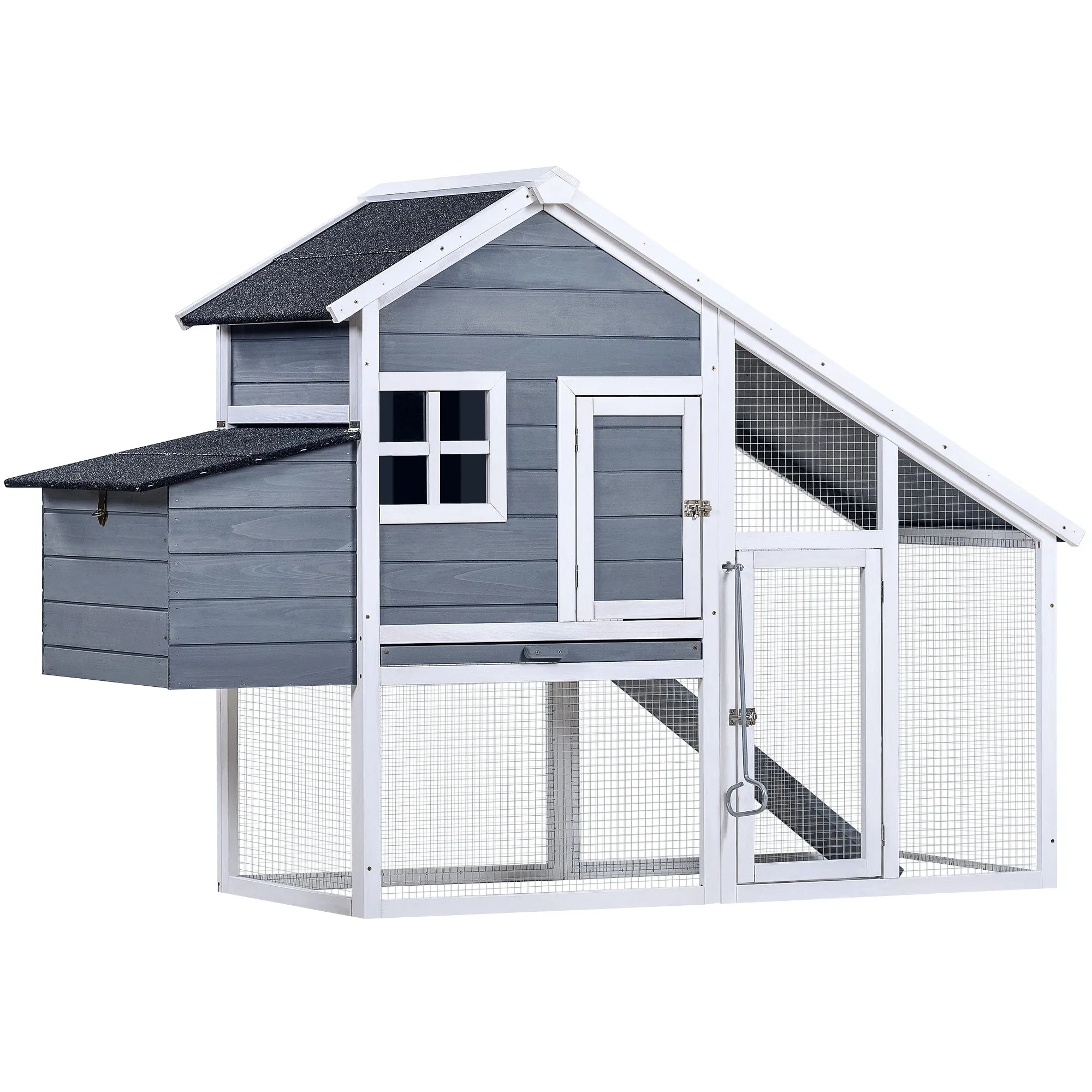 Sturdy Pet Rabbit Hutch Wooden House Chicken Coop for Small Animals