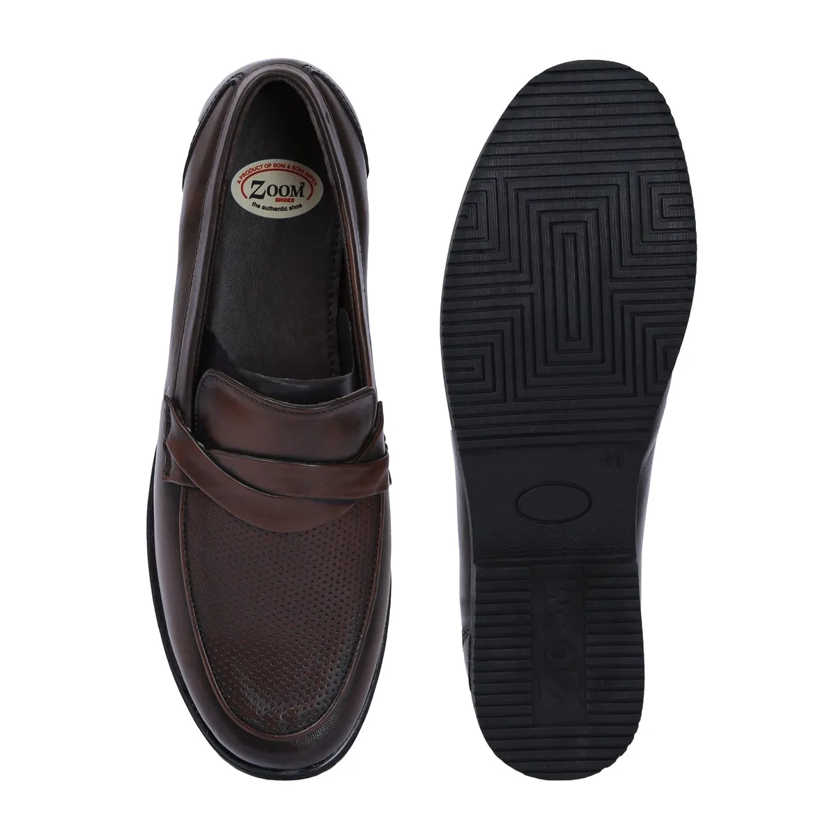 Stylish Leather Casual Slip on Shoes for Men - 2127
