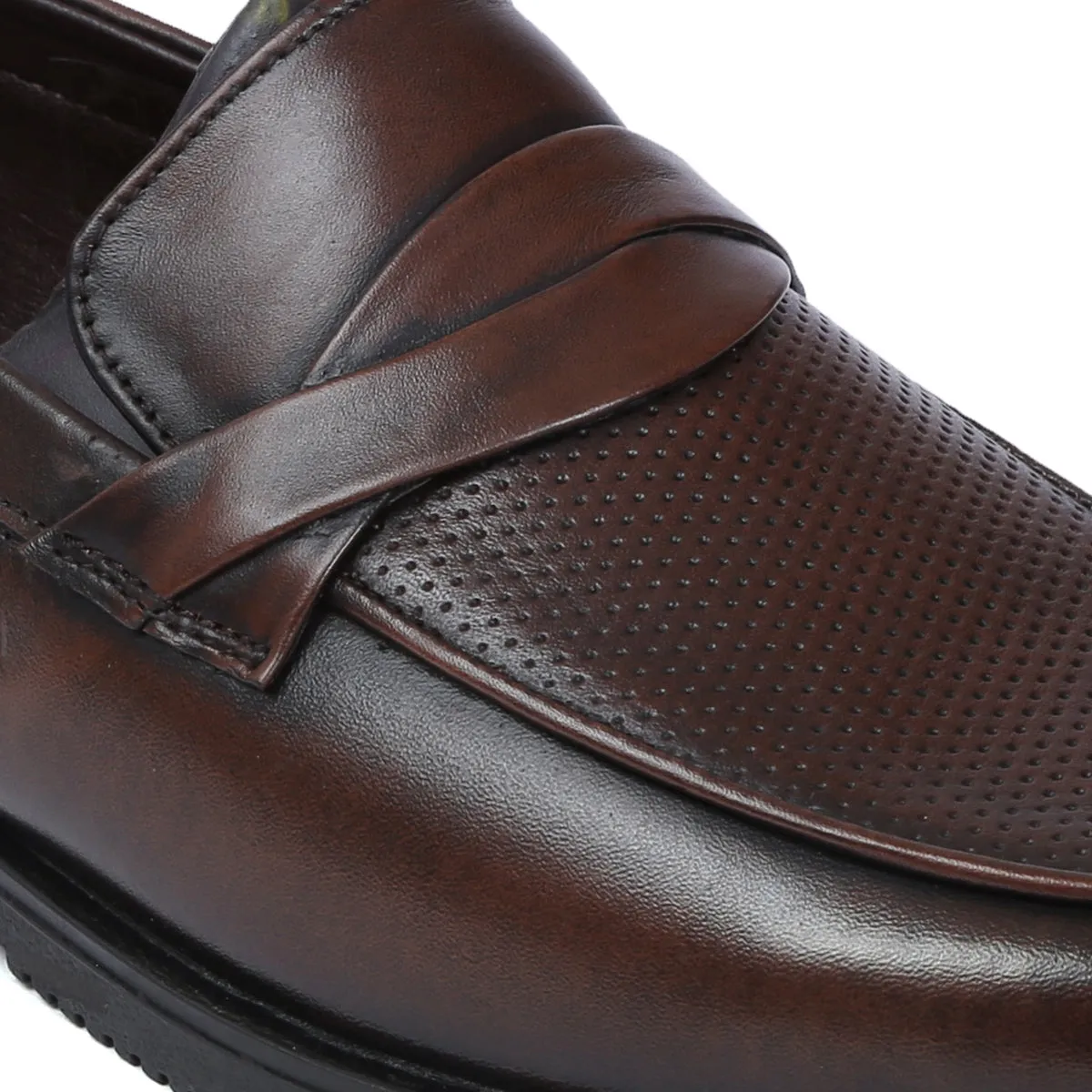 Stylish Leather Casual Slip on Shoes for Men - 2127
