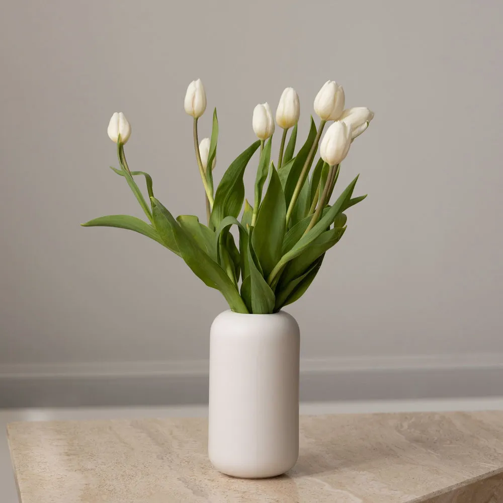 Tall Stoneware Vase