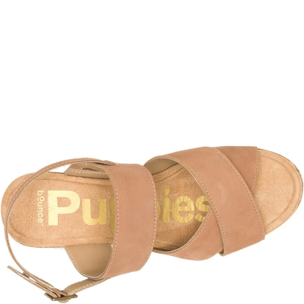 Tan Willow X Band Sandals