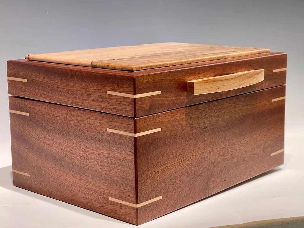Treasure Chest with Sapelle and Spalted Maple Wood BGB0623