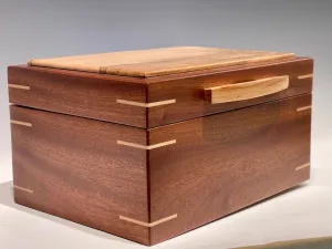 Treasure Chest with Sapelle and Spalted Maple Wood BGB0623