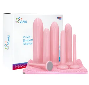 Vaginal Dilators - Set of 7 Graduated Smooth Plastic Dilators by VuVa