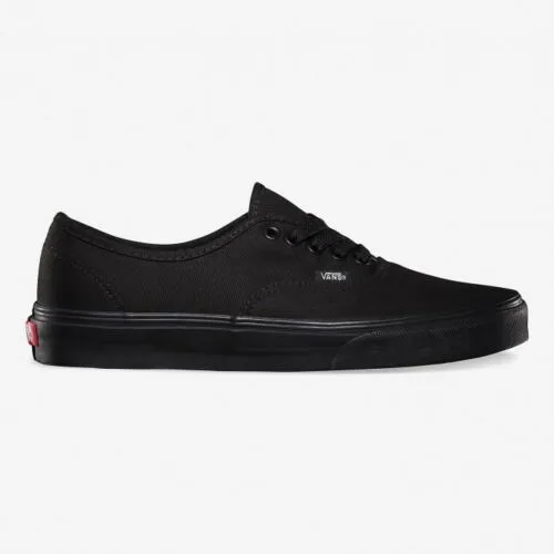 VANS AUTHENTIC BLACK BLACK UNISEX TRAINERS