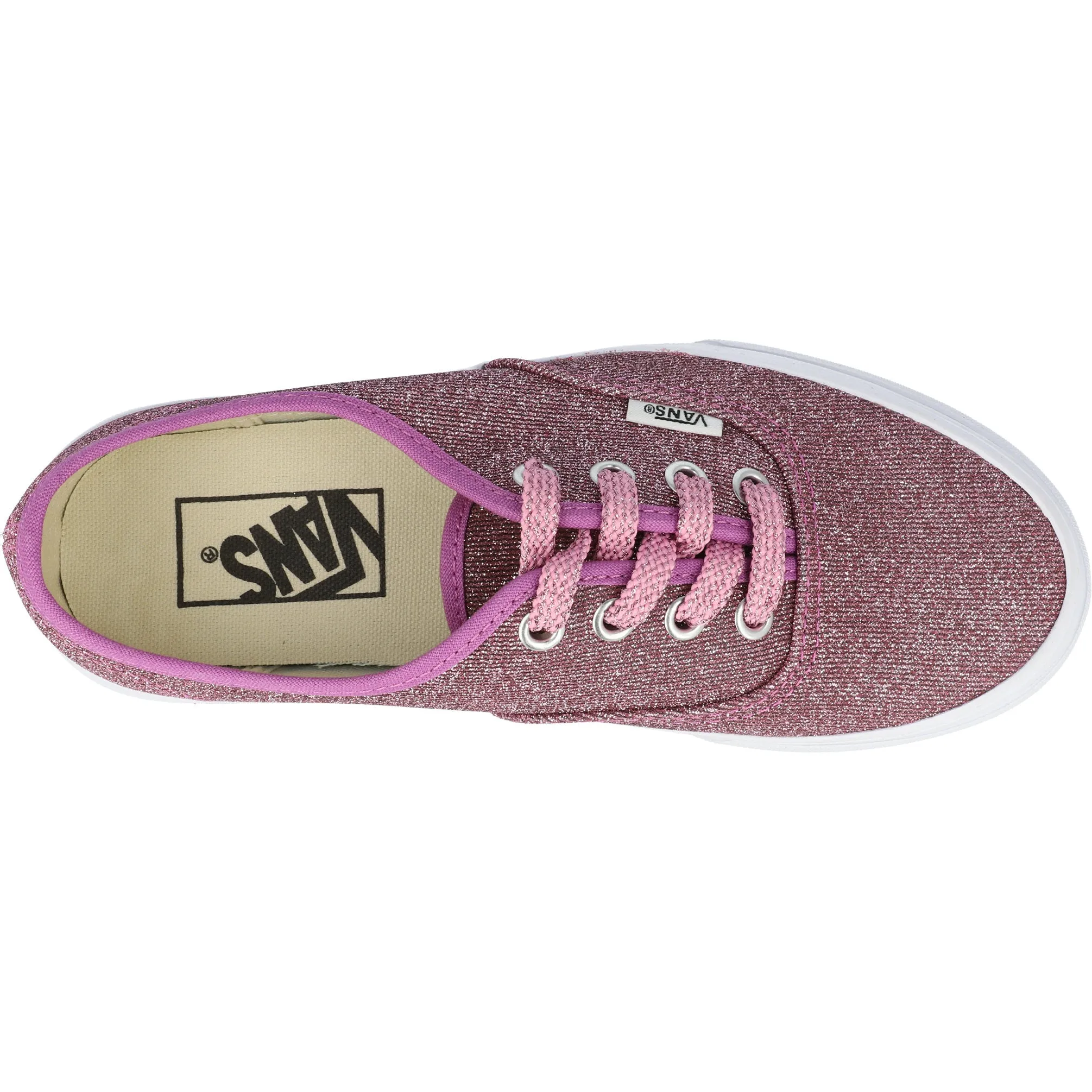 Vans UA Authentic Pink Glitter Trainers