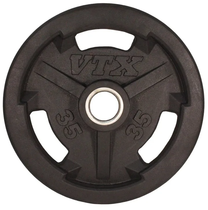 VTX Olympic Wide Flange Rubber Grip Plate