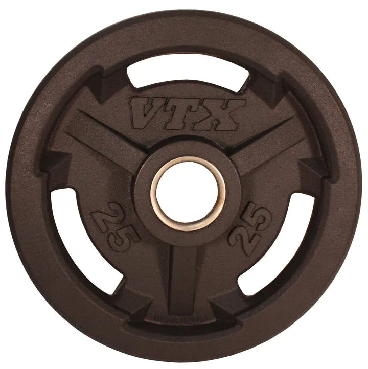 VTX Olympic Wide Flange Rubber Grip Plate