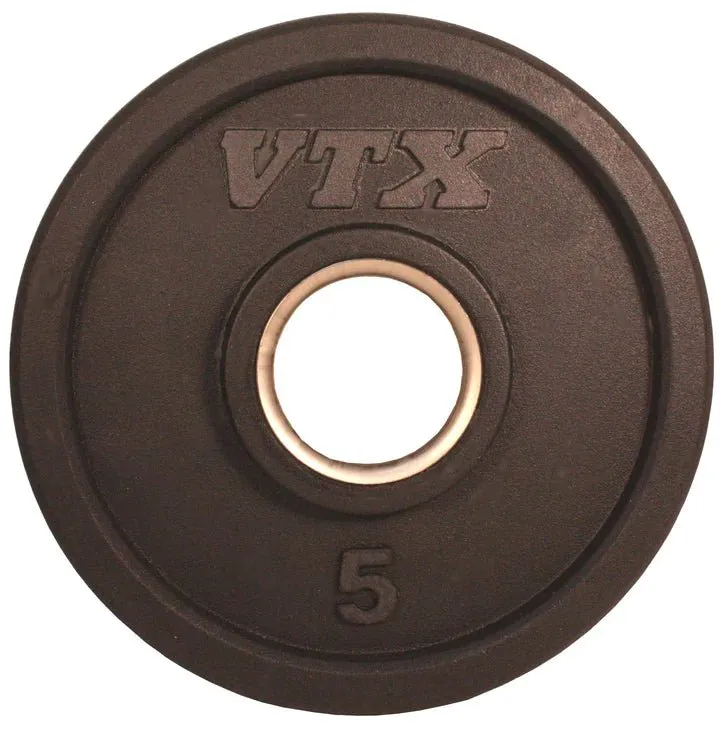 VTX Olympic Wide Flange Rubber Grip Plate