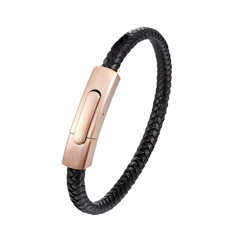 Weaved Leather Bracelet