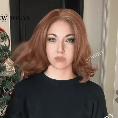 Wigyy Shouder Length Curl Daily Use Elegant Wig