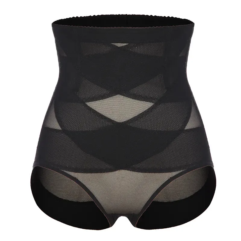 Women's High Waist Butt Lifter Shapewear: Double Tummy Control, Seamless Underwear Briefs