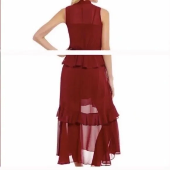 Women’s NWT Gianni Bini Burgundy Miranda Dress