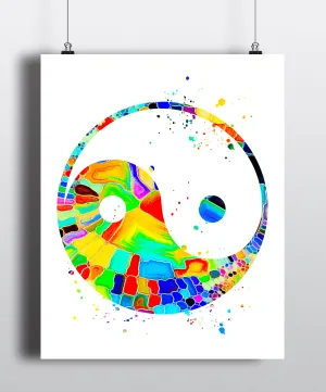 Yin Yang  Art Print - Unframed