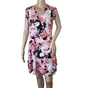 YUMI KIM Soho Mixer Wrap Dress Peach Coral Rose