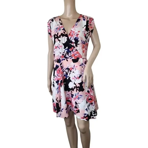 YUMI KIM Soho Mixer Wrap Dress Peach Coral Rose